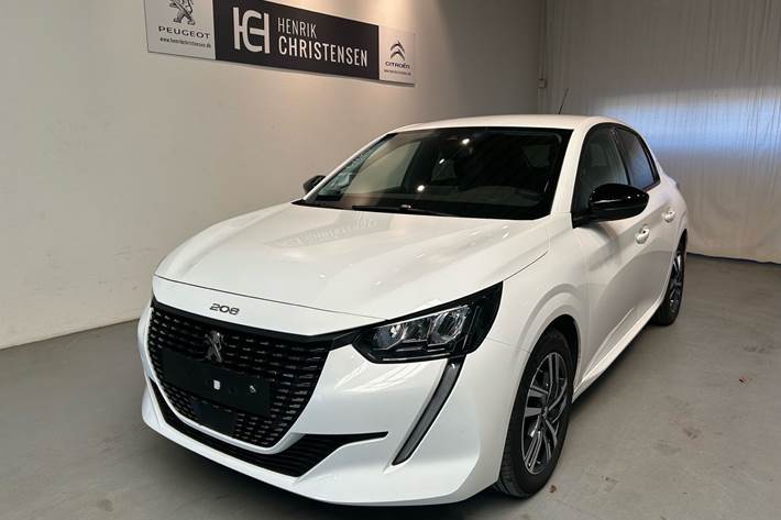 Hvid Peugeot 208 fra 2024