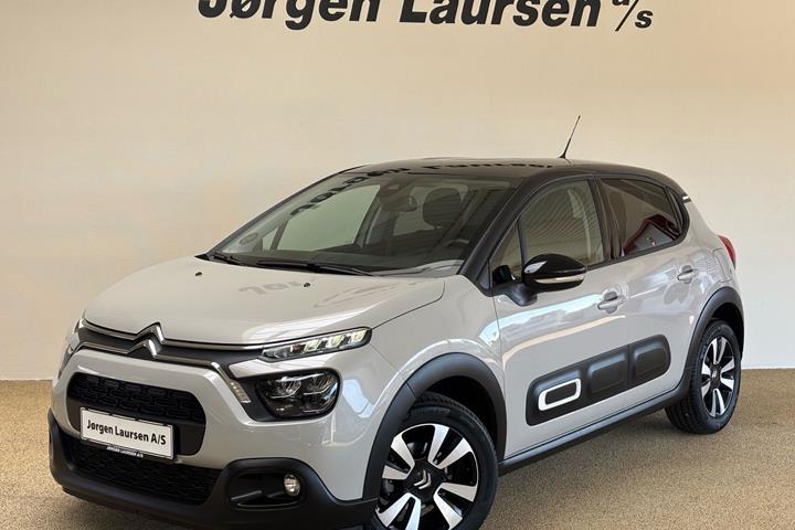 Beige Citroën C3 fra 2021 set udefra