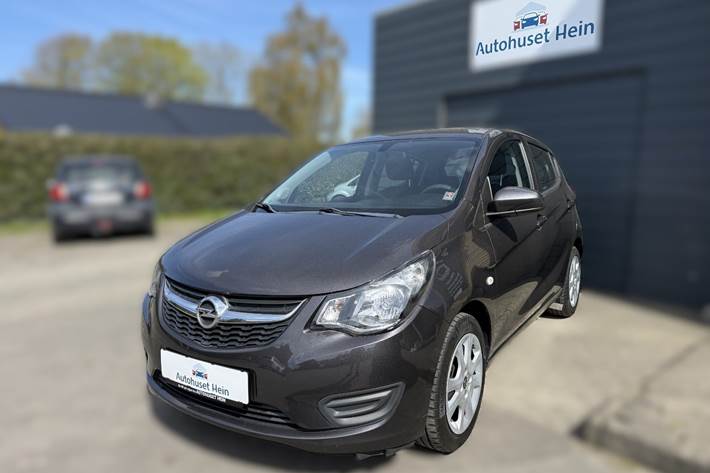 Grå Opel Karl fra 2016