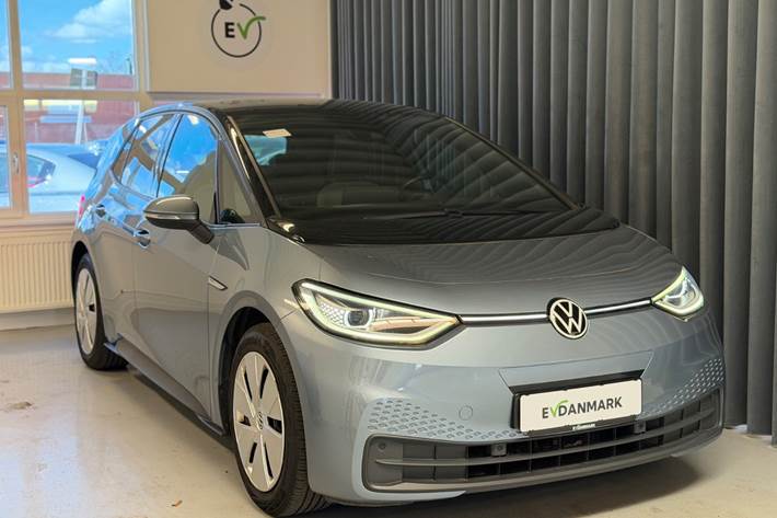 Blå VW ID.3 fra 2021
