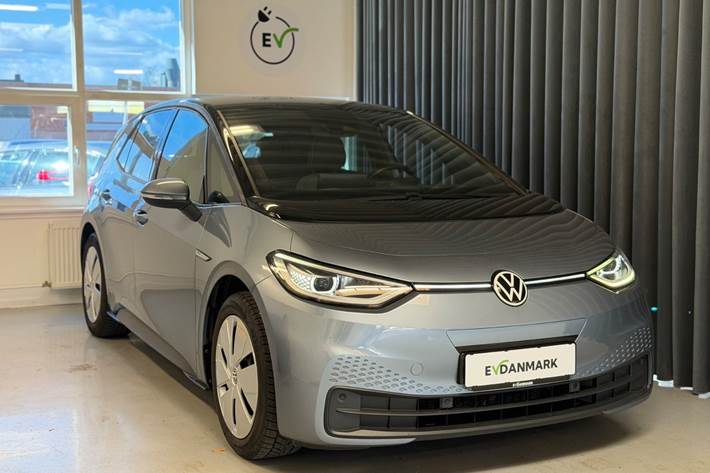Blå VW ID.3 fra 2021