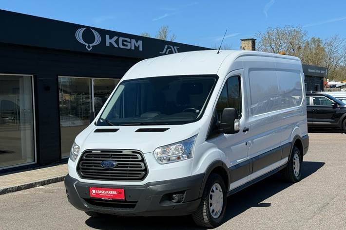 Hvid Ford Transit 350 L3 Van fra 2019