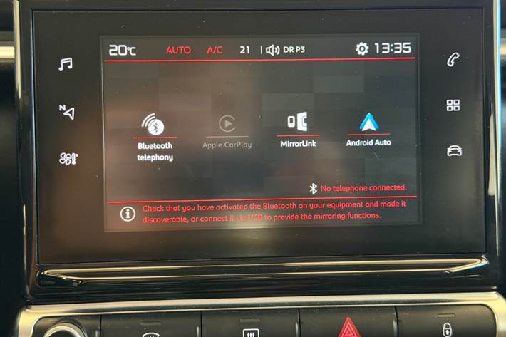 Blå Citroën C3 fra 2017