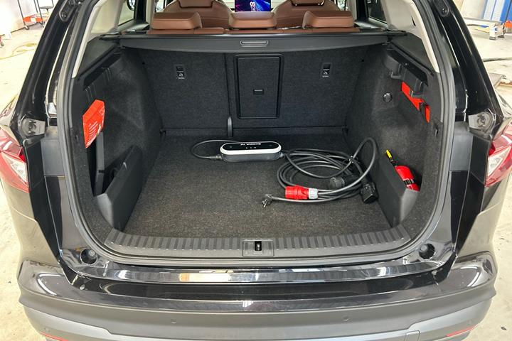 Sort Skoda Enyaq fra 2022