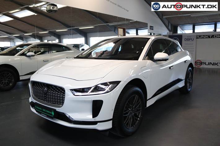 Hvid Jaguar I-Pace fra 2020