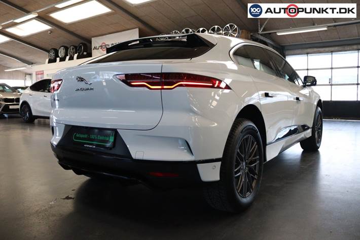 Hvid Jaguar I-Pace fra 2020