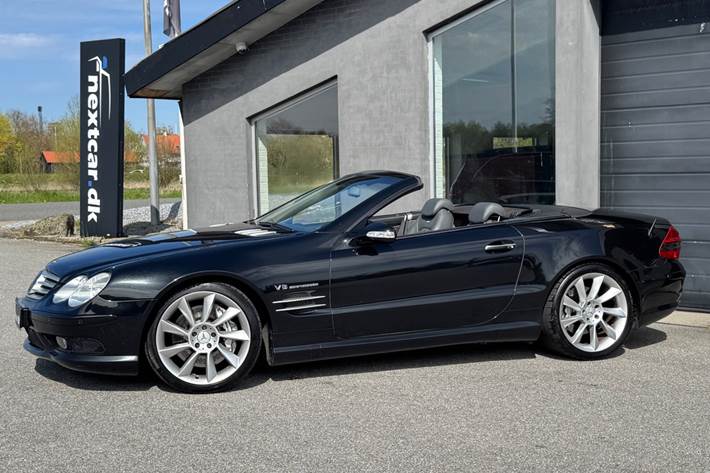 Sort Mercedes SL55 fra 2003