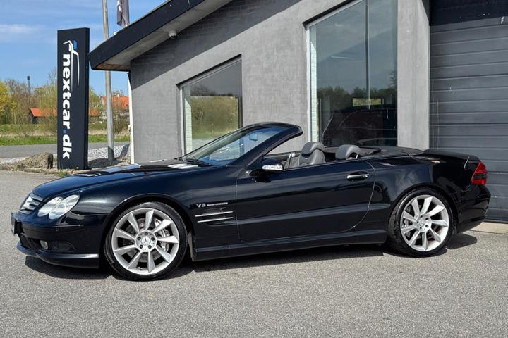 Sort Mercedes SL55 fra 2003