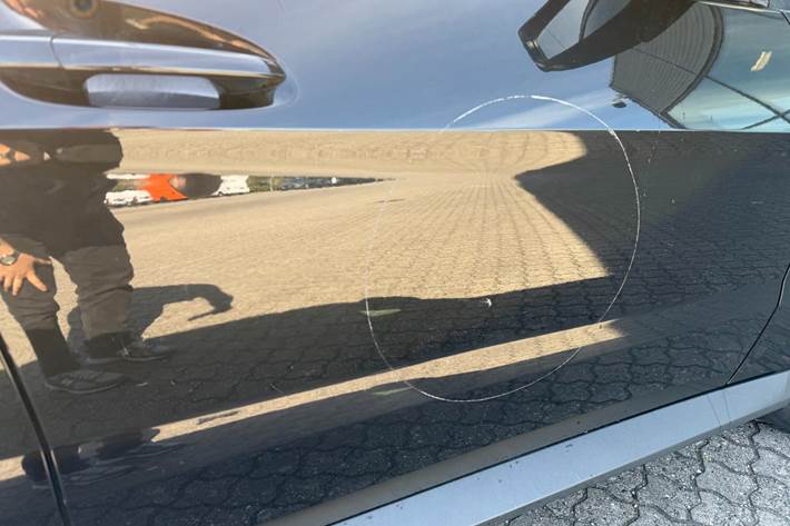 Sort Mercedes GLK220 fra 2009