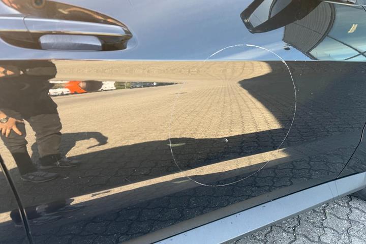Sort Mercedes GLK220 fra 2009
