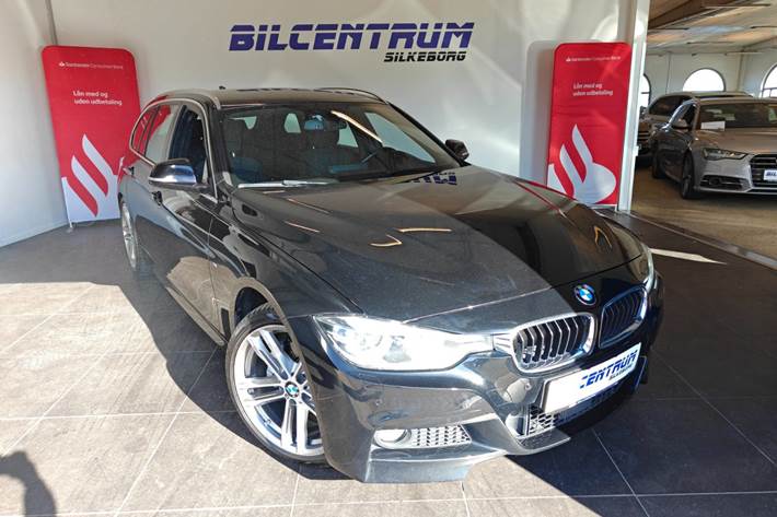 Sort BMW 320d fra 2018