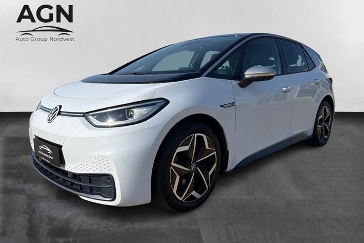 Hvid VW ID.3 fra 2021
