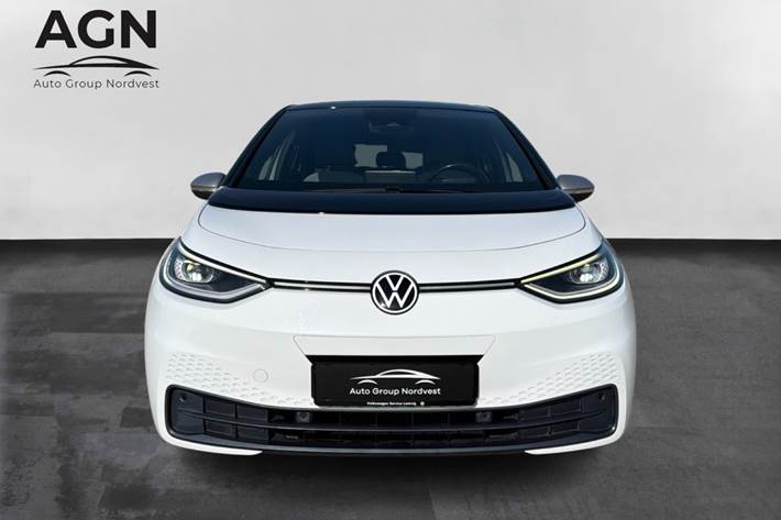 Hvid VW ID.3 fra 2021