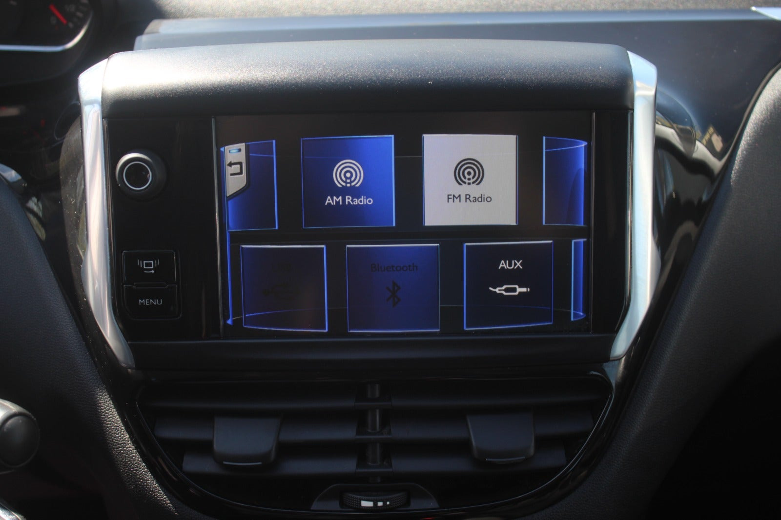 Sort Peugeot 208 fra 2014