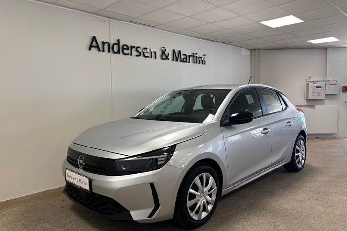 Sølv Opel Corsa fra 2024