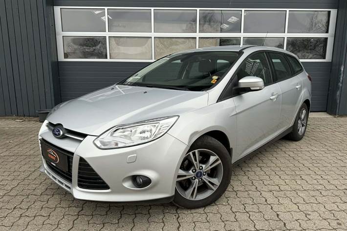 Sølv Ford Focus fra 2014