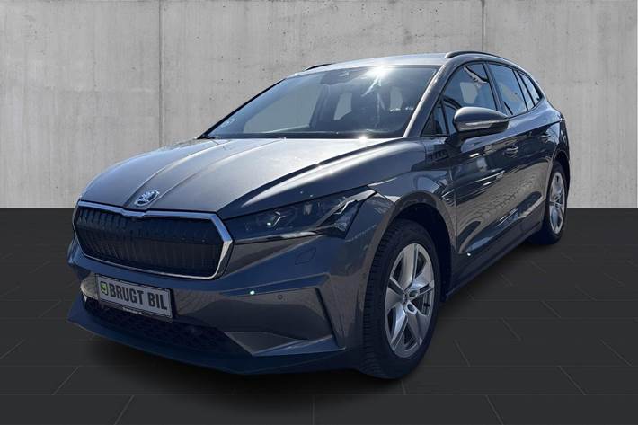 Grå Skoda Enyaq fra 2022
