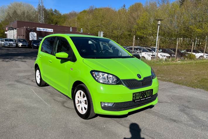 Grøn Skoda Citigo fra 2019