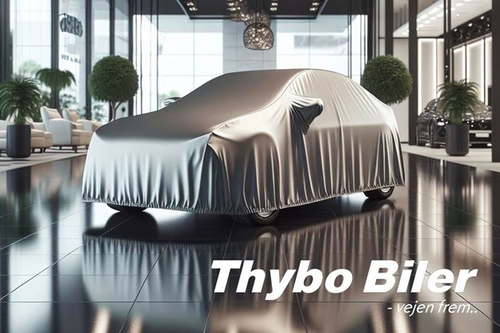 Blå Peugeot e-5008 fra 2024