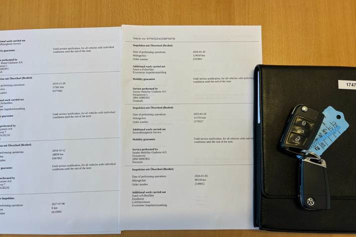 Sort VW Golf VII fra 2017