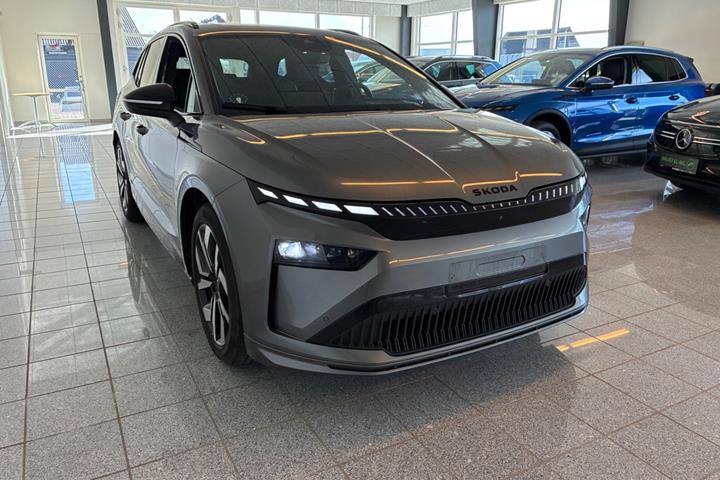 Grå Skoda Enyaq fra 2026
