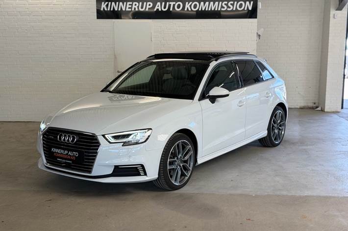 Hvid Audi A3 fra 2020