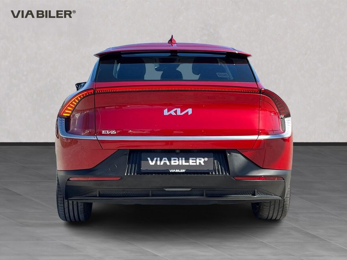 Rød Kia EV6 fra 2023