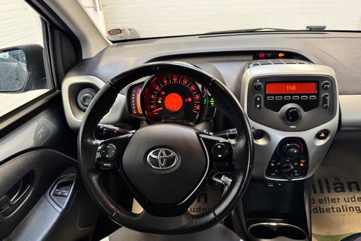 Sort Toyota Aygo fra 2018