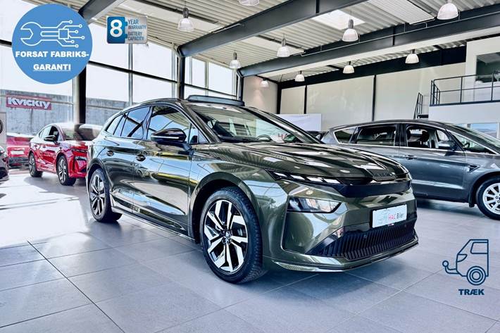 Grøn Skoda Enyaq fra 2026