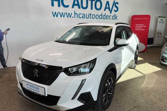 Hvid Peugeot 2008 fra 2020