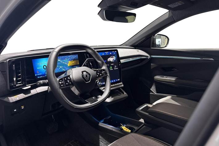 Hvid Renault Megane E-Tech fra 2024