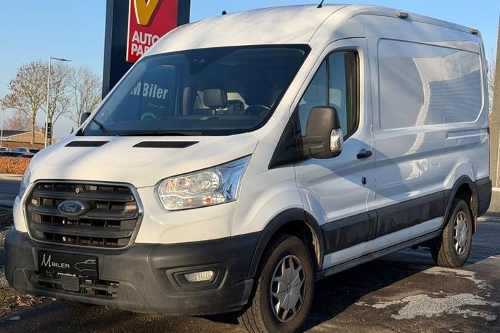 Hvid Ford Transit 350 L2 Van fra 2020