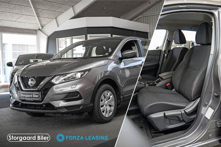 Grå Nissan Qashqai fra 2020