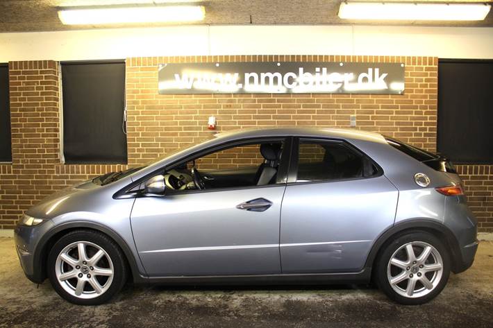 Blå Honda Civic fra 2007