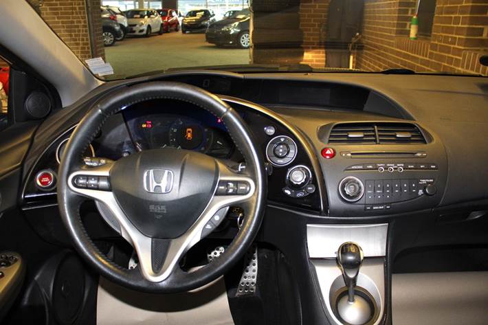 Blå Honda Civic fra 2007