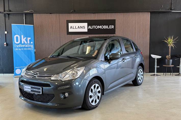 Grå Citroën C3 fra 2015