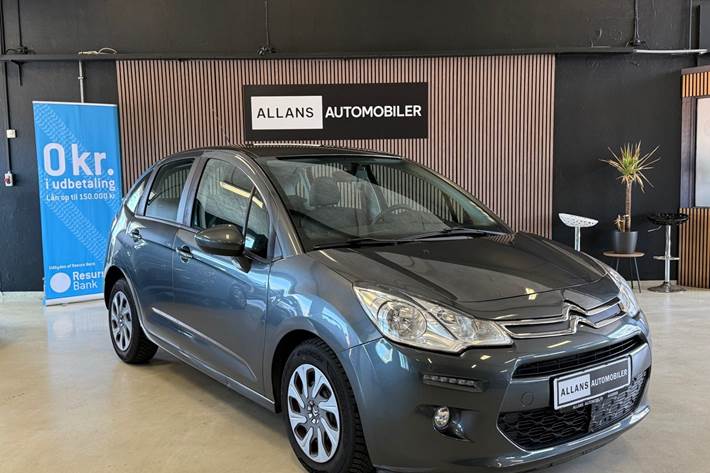 Grå Citroën C3 fra 2015