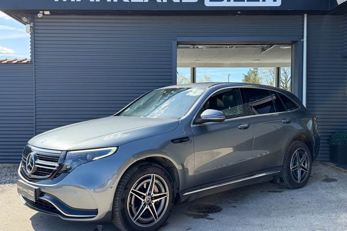 Grå Mercedes EQC400 fra 2021