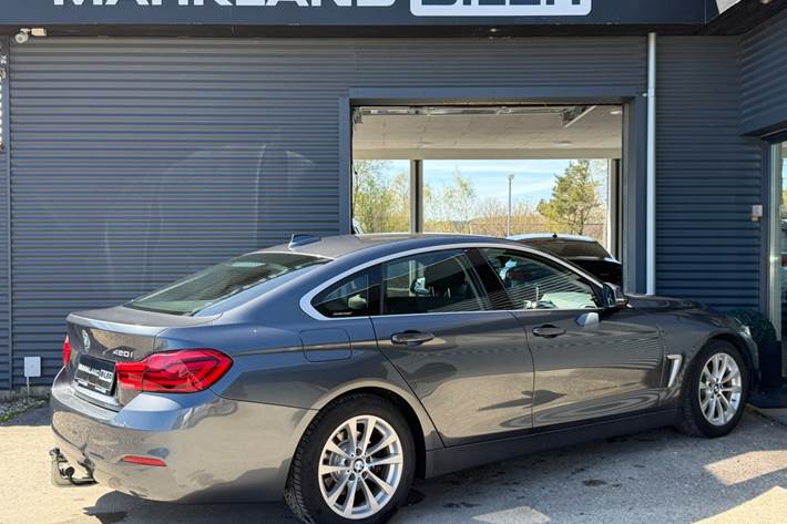 Grå BMW 420i fra 2018