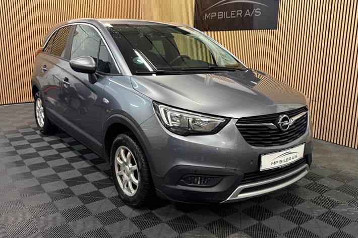 Grå Opel Crossland X fra 2019