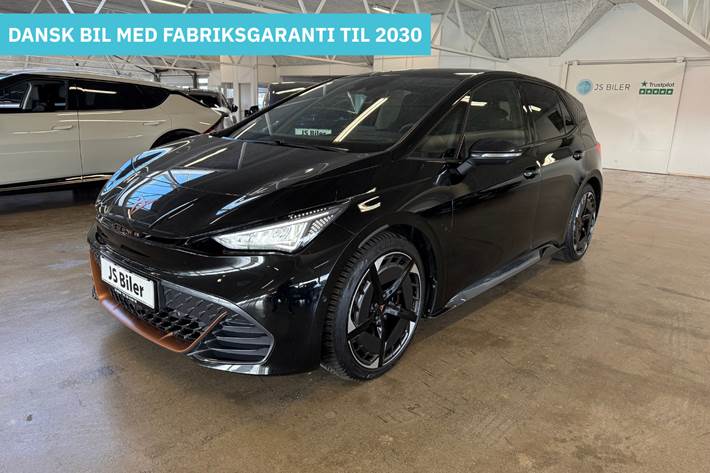Sort Cupra Born fra 2025 set udefra