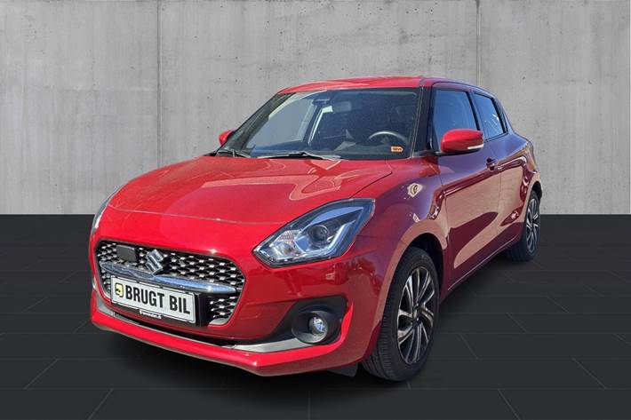 Rød Suzuki Swift fra 2020