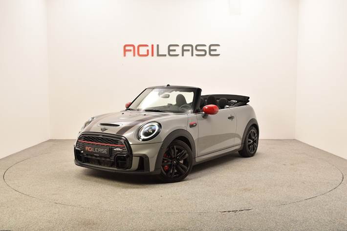 Grå Mini Cooper S fra 2021 set udefra