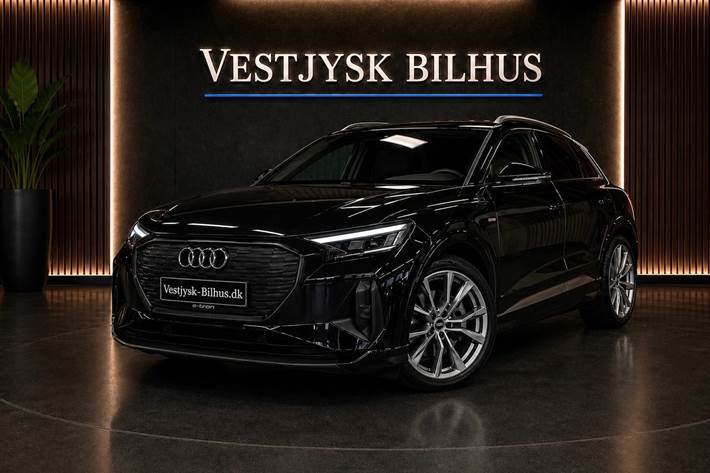 Sort Audi Q4 e-tron fra 2024