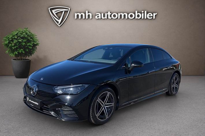 Sort Mercedes EQE350+ fra 2025
