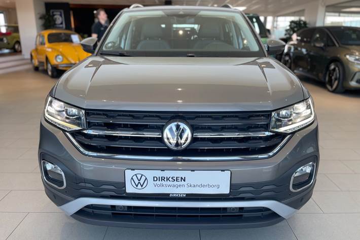 Grå VW T-Cross fra 2019