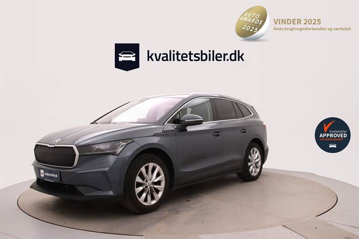 Grå Skoda Enyaq fra 2021