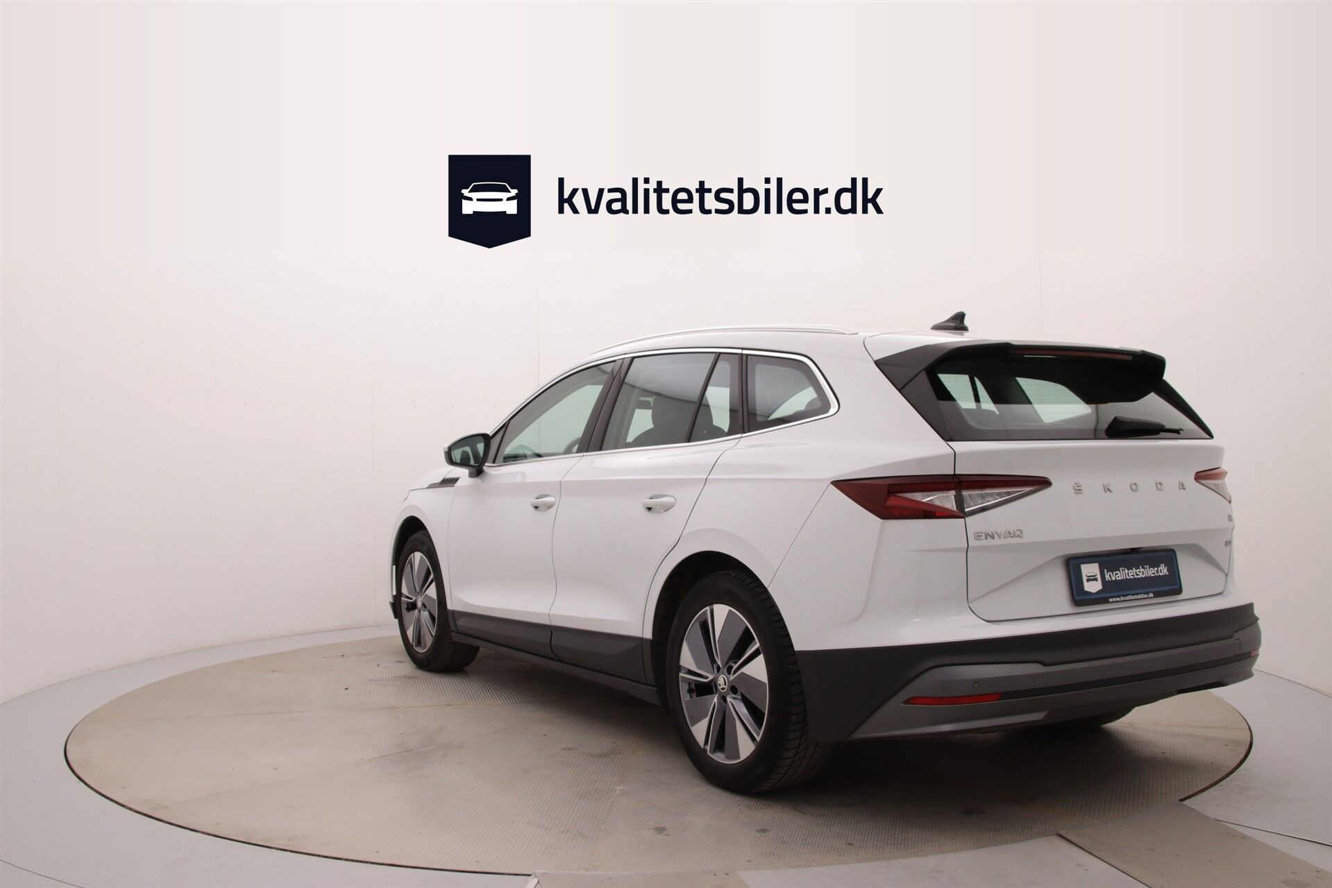 Hvid Skoda Enyaq iV fra 2021