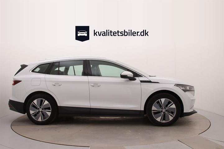 Hvid Skoda Enyaq iV fra 2021