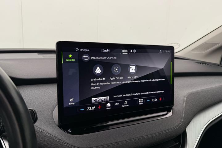 Hvid Skoda Enyaq iV fra 2021